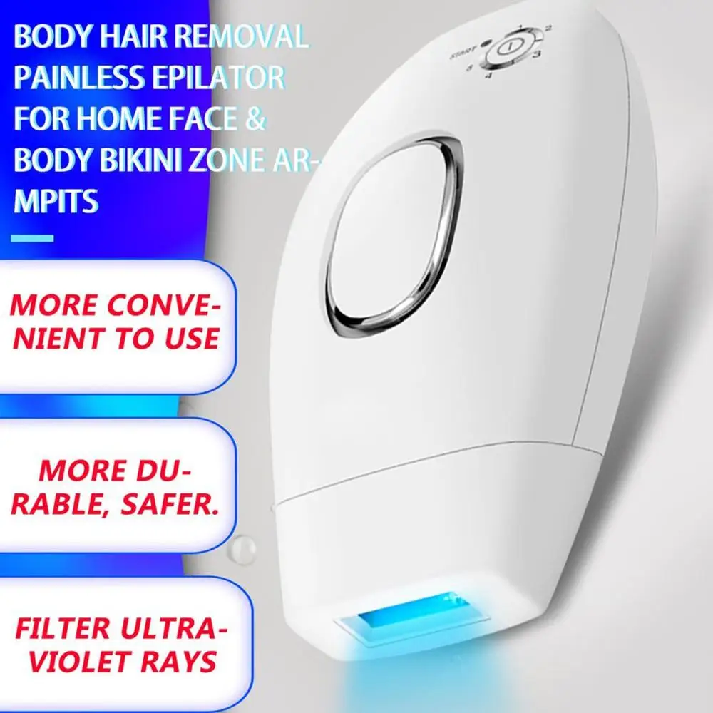 

100000 Pulse Permanent IPL Laser Epilator Hair Removal Photo Women Painless Threading Machine Electric Body Arm Leg Hair Remover