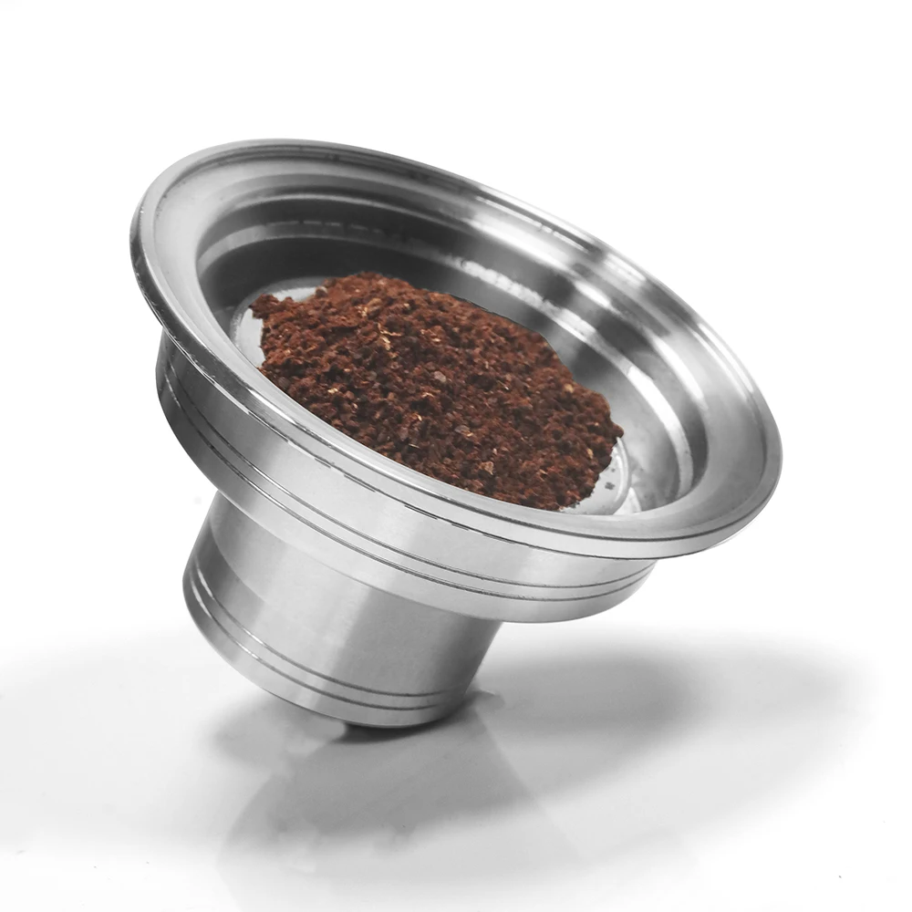 Адаптер из нержавеющей стали для Nespresso Vertuoline Reusalbe кофейные капсулы аксессуары