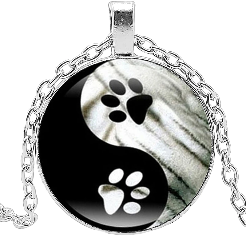 Новинка 2019 ретро сплав Экипировка в стиле стимпанк Инь и Ян тайчи стеклянная