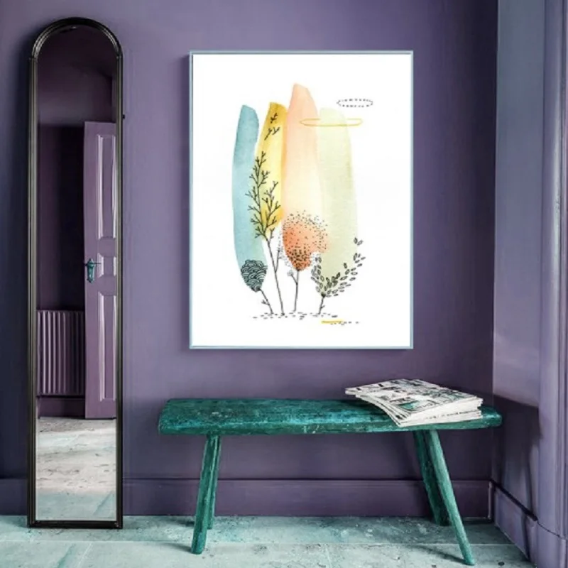 

Nordic Mordern Wall Painting PVC Frameless Painting Wall Art Decoration Living Room Bedroom Kids Room Home Hotel New Room Decor