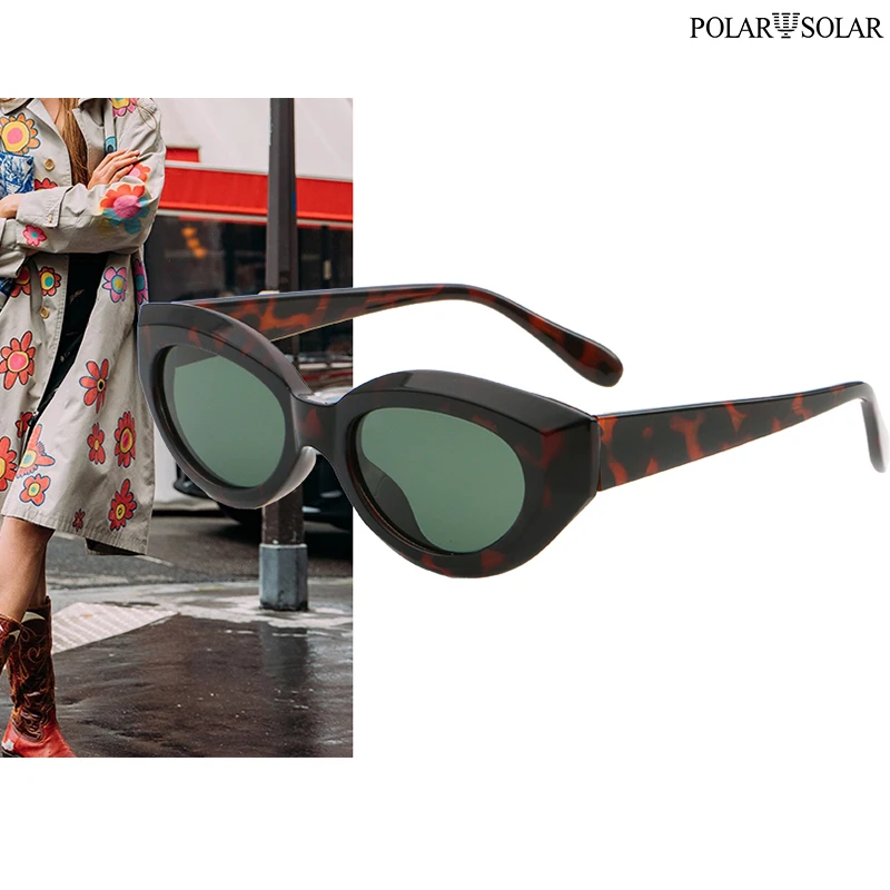 

Women 's Polarized Sunglasses Female Eyewear Trendy Eyeglasses Cat Eye Round Frame Glasses Fashion Brand Designer 2021