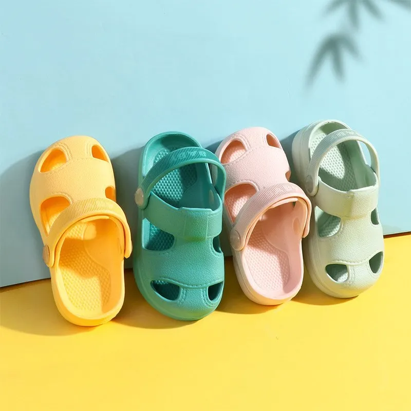 

Summer New Baby Hole Shoes Children Nice Non -slip Soft Floor Old Boys Girl Beach Sandals 1 -3 Years