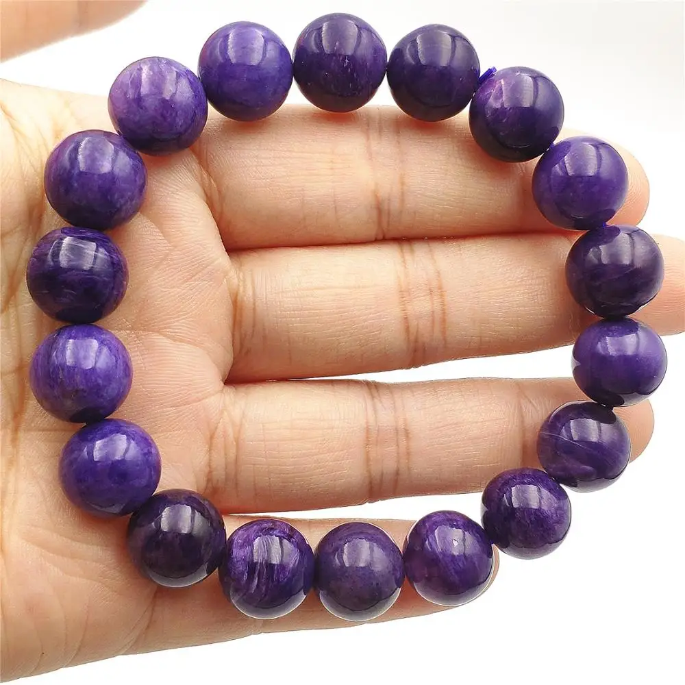 Высокое качество натуральный фиолетовый Чароит драгоценный камень