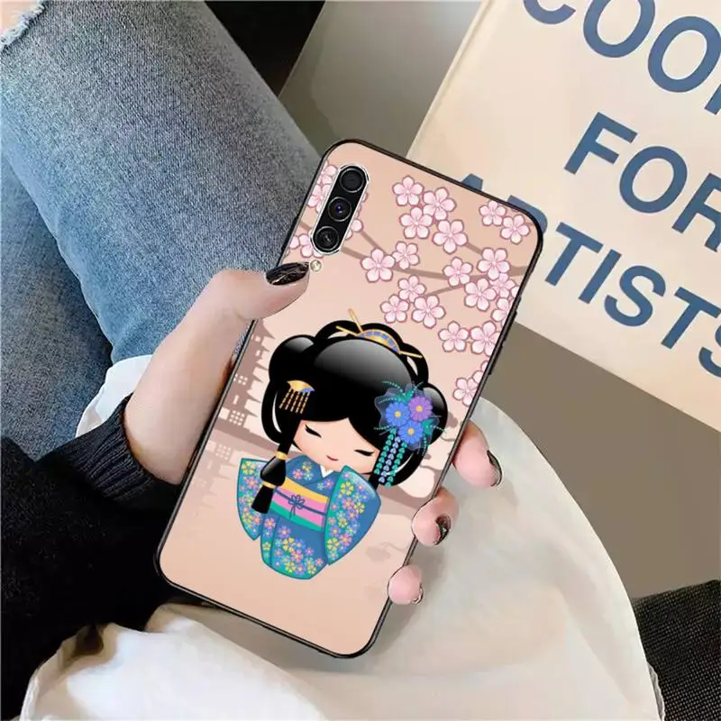 

Japanese Kokeshi doll Phone Case For Samsung galaxy S 9 10 20 A 10 21 30 31 40 50 51 71 s note 20 j 4 2018 plus