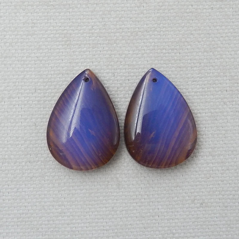 

Semiprecious Natural Stone Boulder Opal,Opalite Water Droplet Earring Bead 25x18x6mm 8.5g Fashion Jewelry Women Earrings Making