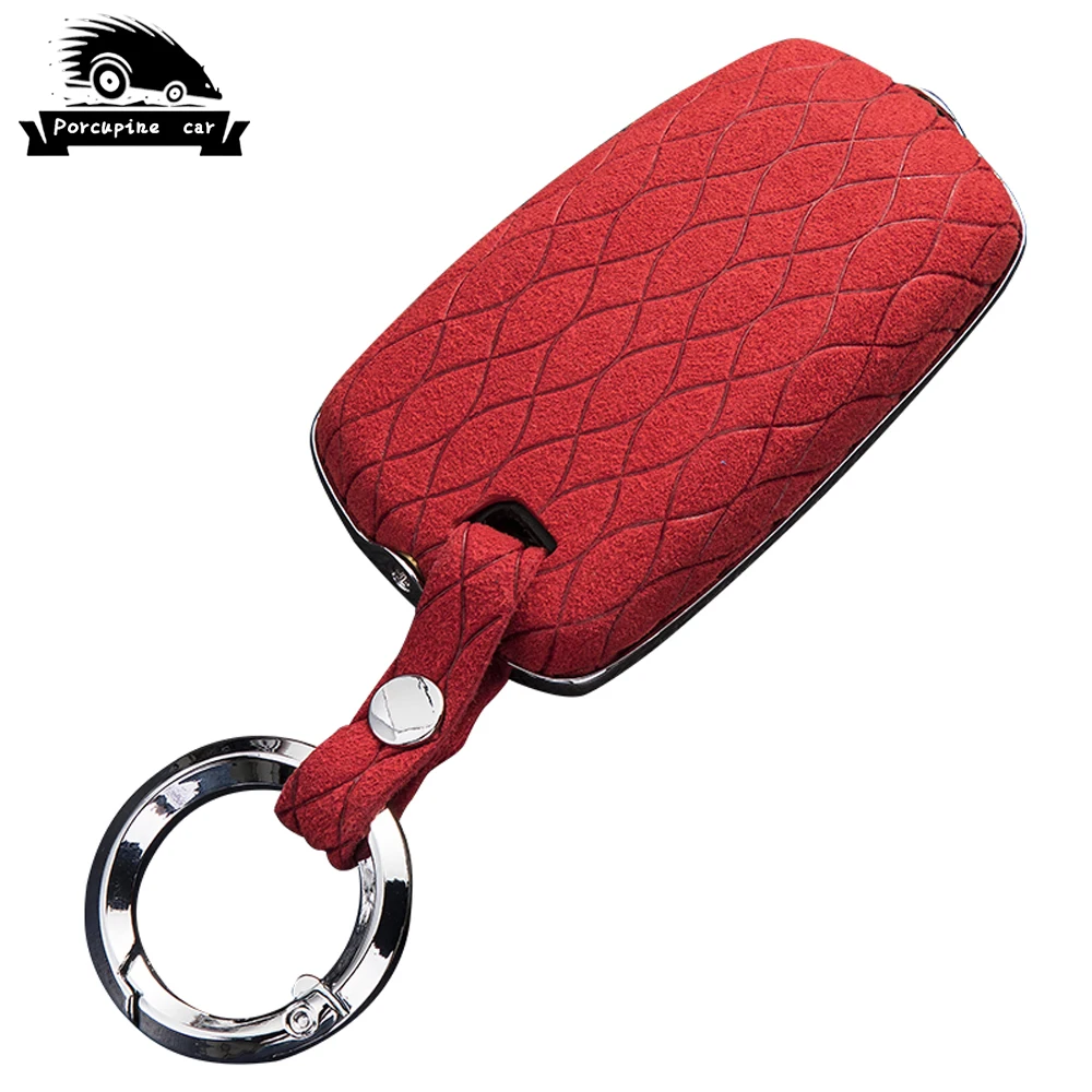Цинковый сплав кожаный чехол для автомобильных ключей чехол-крышка Bmw 1 3 5 7 серия