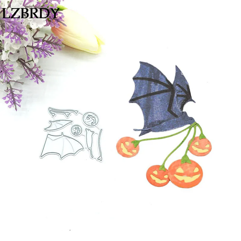 2019 новая Тыква Милая летучая мышь металлические режущие штампы Alinacraft высечки для