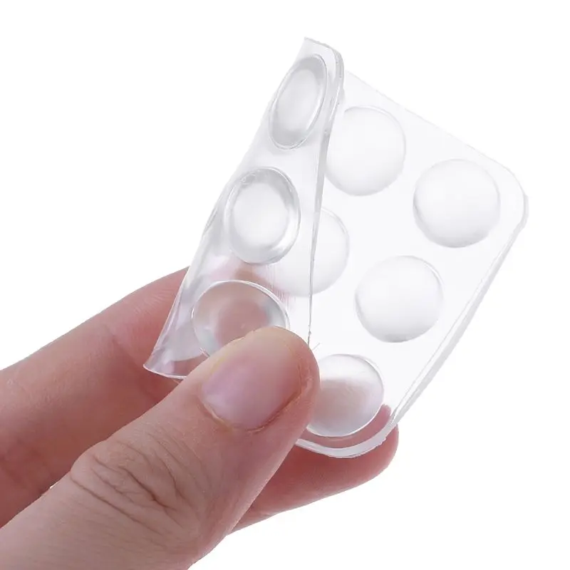 24 шт. полимерные беззвучные прокладки дверная ручка предотвращение столкновений