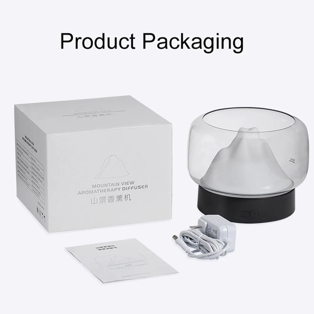 

Ultrasonic Air Humidifier Aroma Diffuser 400ML Essential Oil Aromatherapy Difusor With Warm and Color LED Lamp Humidificador