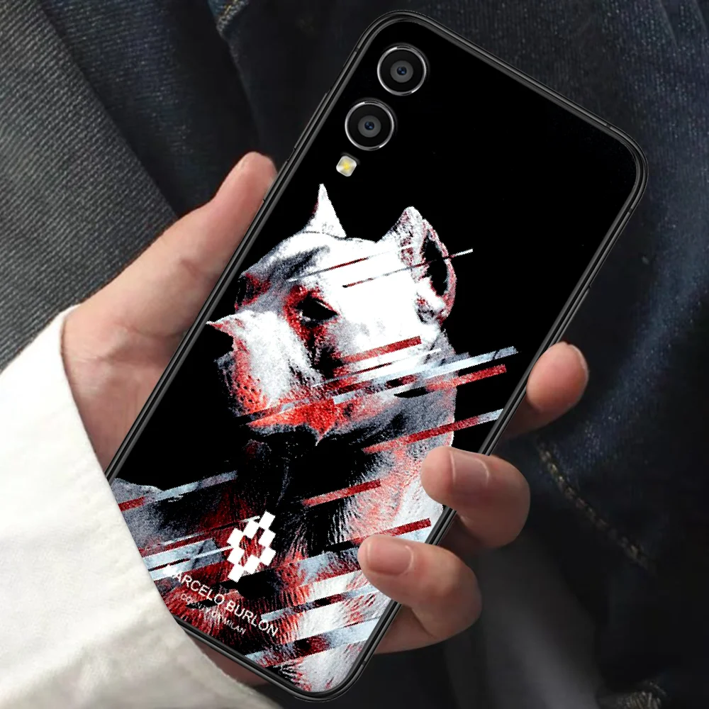 

Burlone Fashion Brand Marcelo Phone Case For HUAWEI Honor 6 7 8 A S 9 X Mate 10 20 30 i Lite Pro Y7 2019 black Cell Pretty Shell