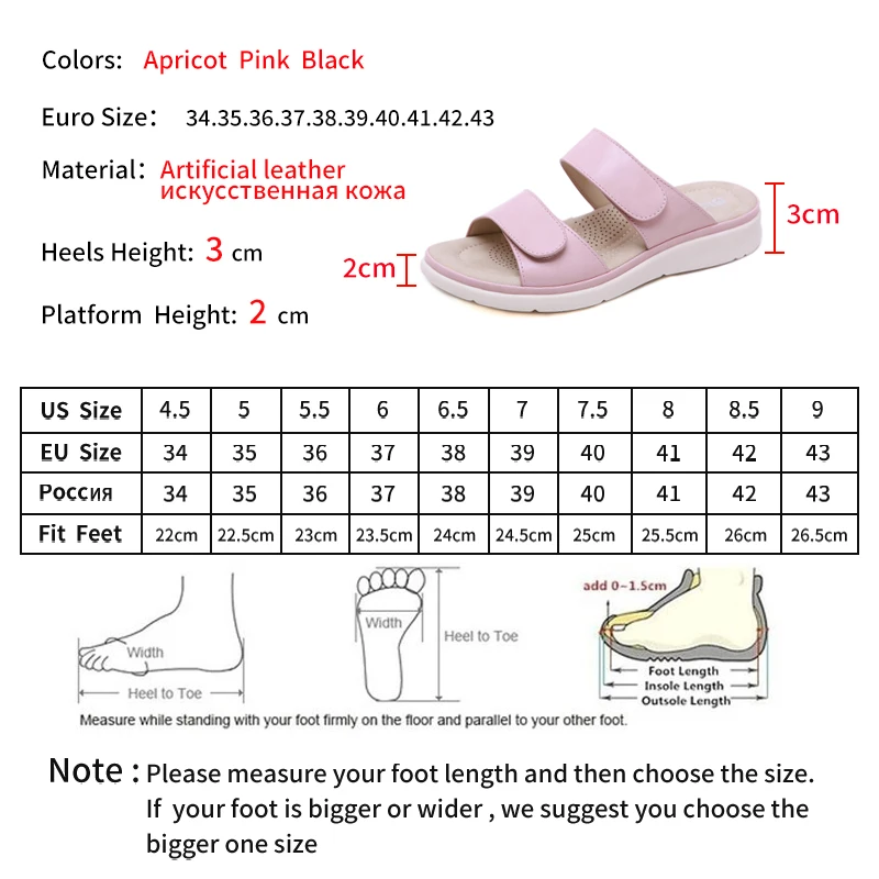

CEVABULE Women Female Comfortable Sandals slippers 2021 Lady Female Vacation Beach Massage Sponge Large Size Slippers YSK