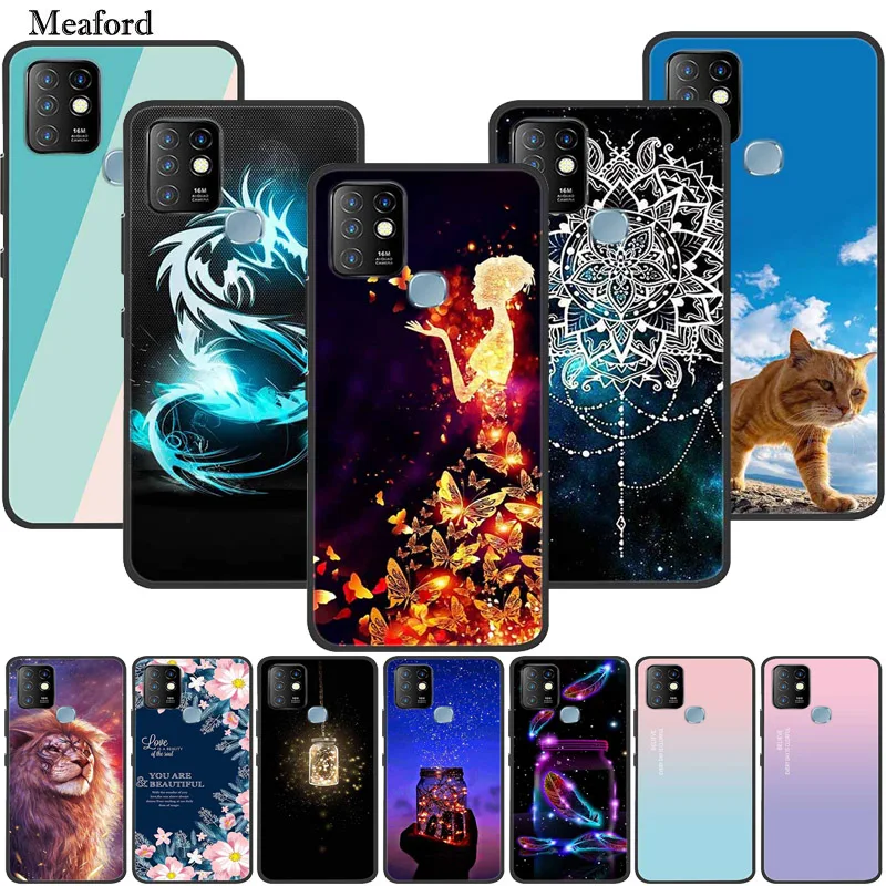 

For Infinix Hot 10T Case Luxury Bumper Silicone TPU Soft Cover Phone Case For Infinix Hot 10 Lite Shockproof Cute Funda Coque
