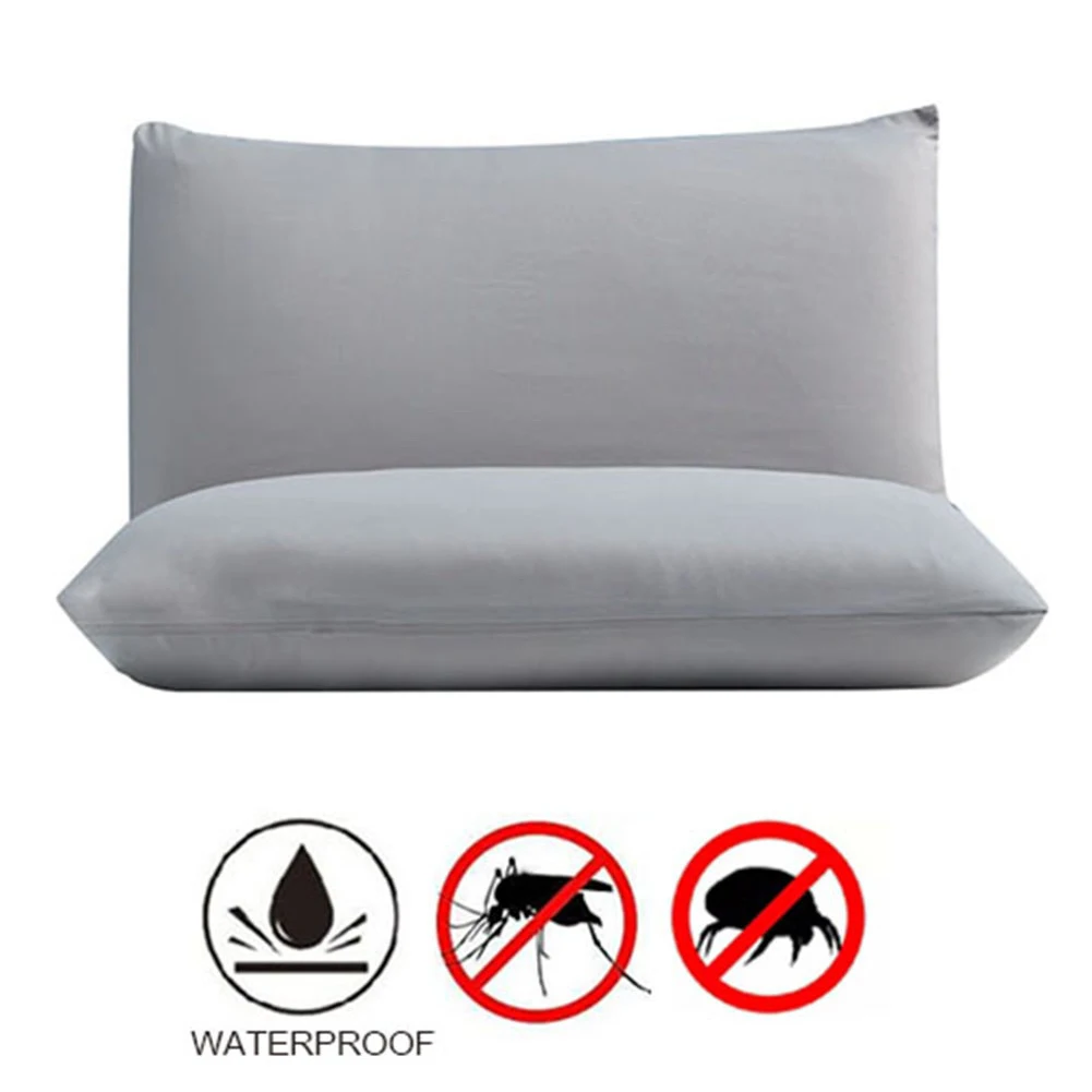 Однотонные наволочки для подушек с защитой от аллергии|Наволочка| |