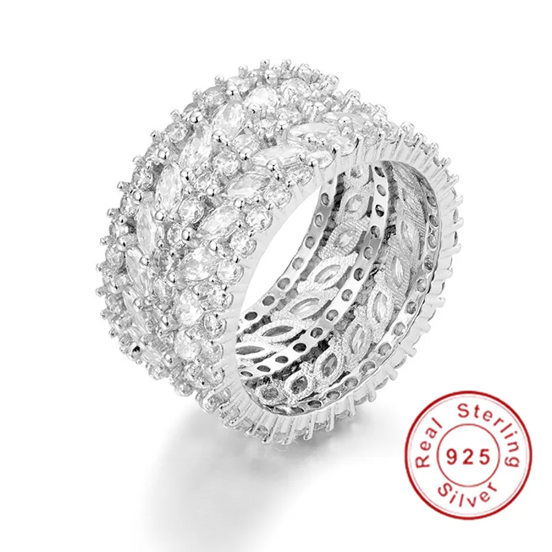 Женское кольцо из серебра 925 пробы с фианитом|Кольца| |