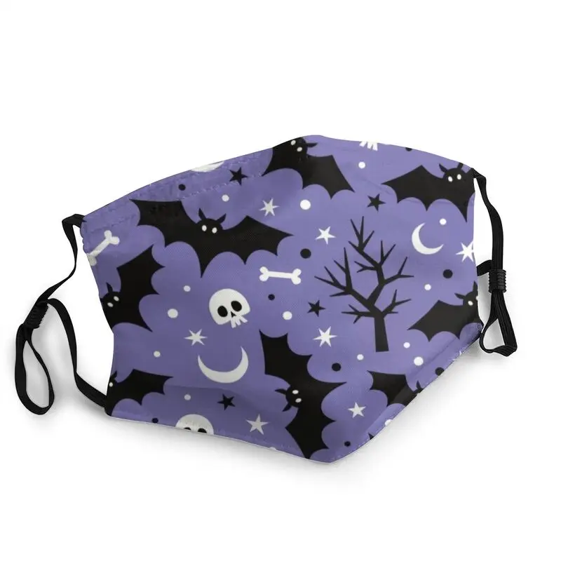 

Многоразовая маска на лицо для мужчин и женщин, пылезащитный респиратор С Пылезащитным покрытием для Хэллоуина