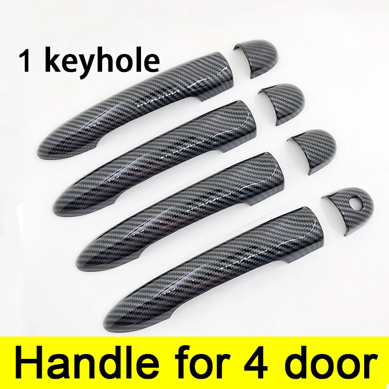 

Для Lada XRAY АВТОВАЗ 2015 2016 2017 2018 2019 4 шт. крышка дверной ручки из углеродного волокна набор улов Накладка для автомобиля аксессуары для стайлинга