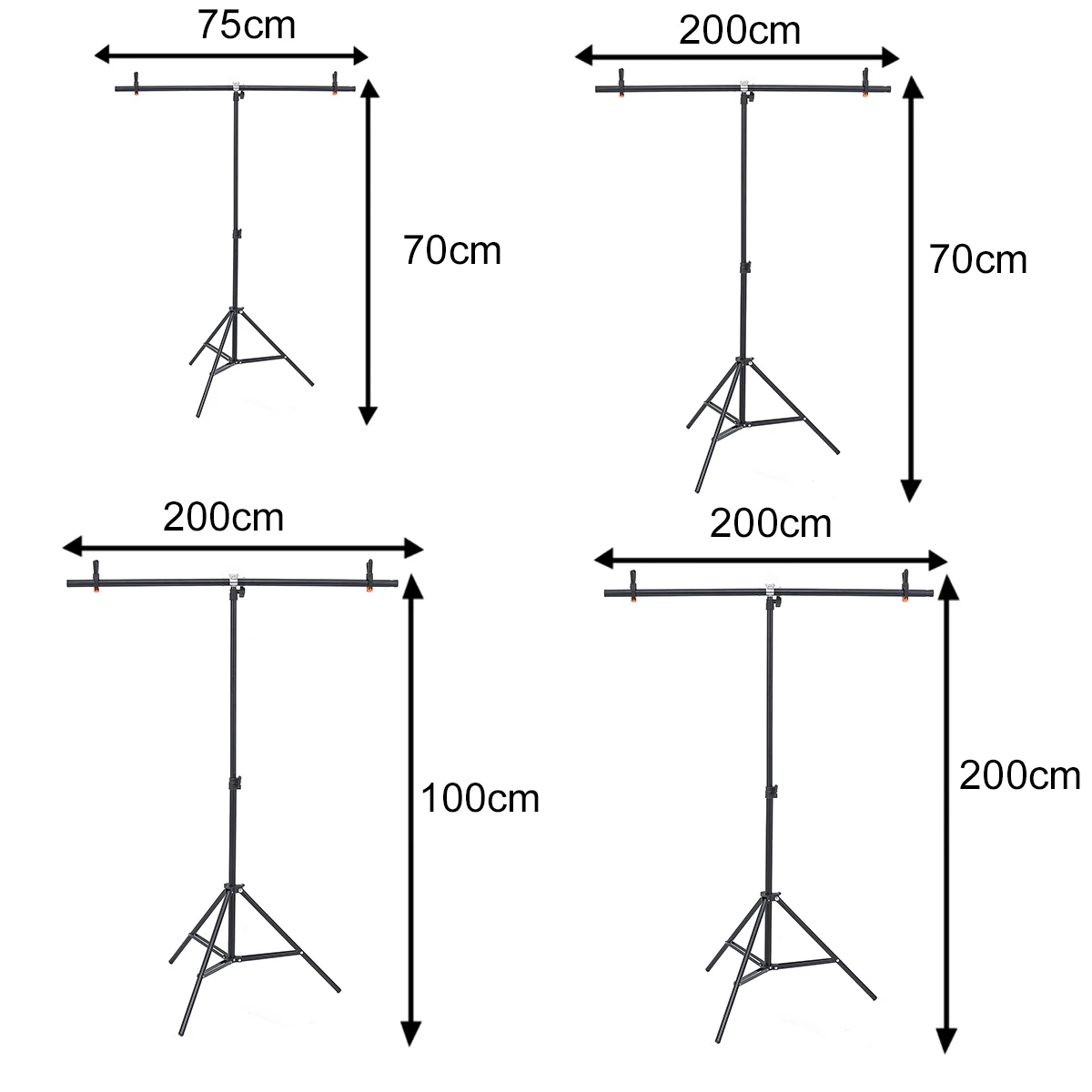Профессиональный Фотофон для фотосъемки с Т образной оправой поддерживающие
