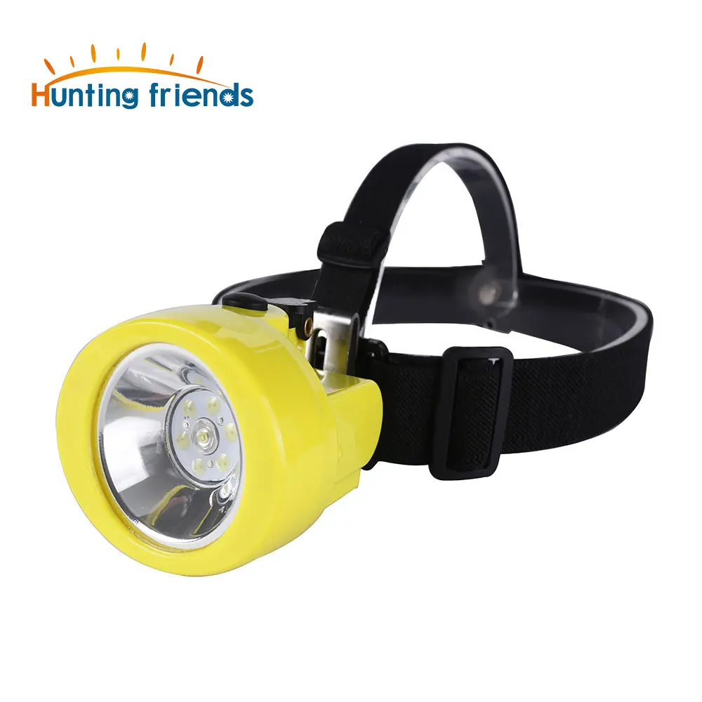 저렴한 사냥 친구 안전 광산 램프 화이트 라이트 충전식 헤드 램프 광부 LED Coon 사냥 조명 방수, 50 개