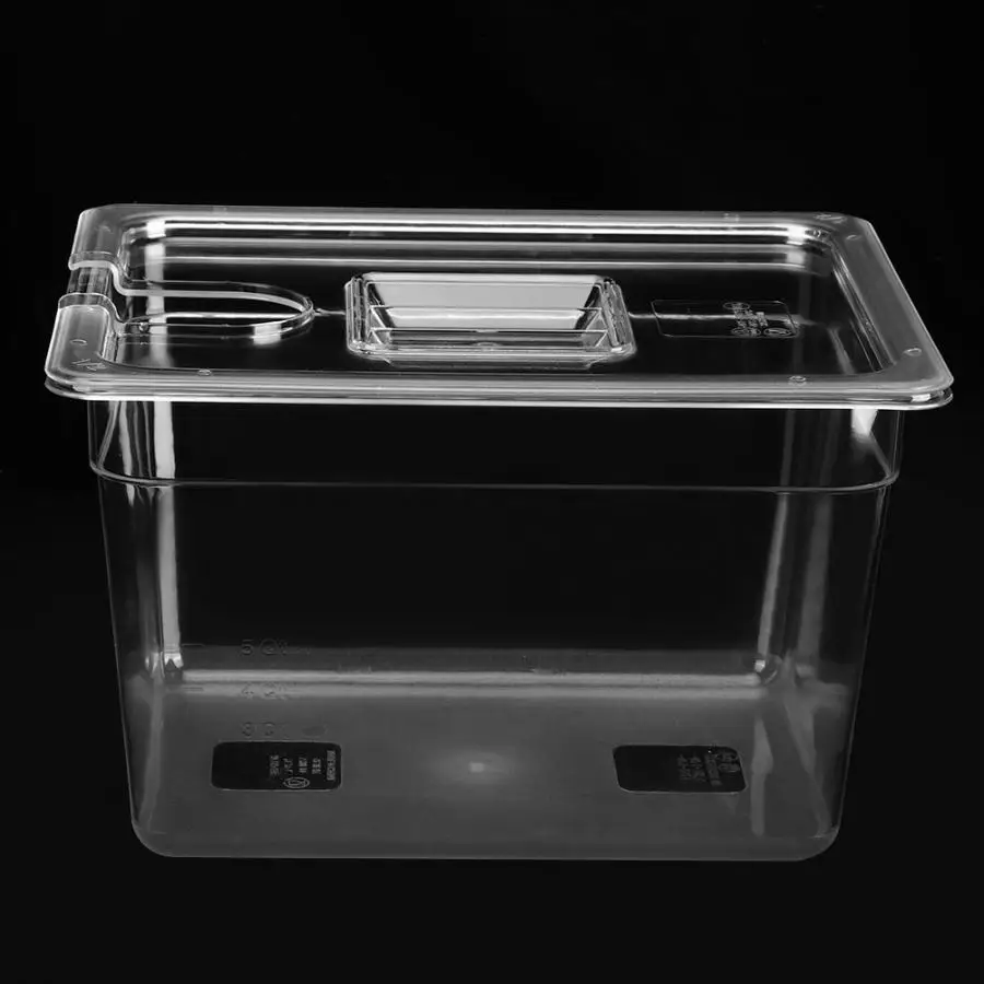 Складной откидной контейнер Sous Vide 11L с крышкой для циркулятора кулинарная