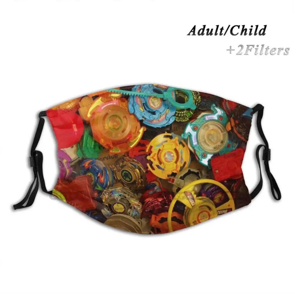

Beyblades Dustproof Non - Disposable Mouth Face Mask Pm2.5 Filters For Child Adult Beyblade 2000S Vintage Toys
