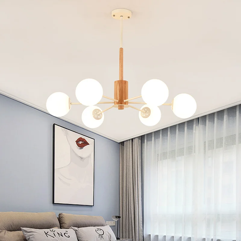 Светодиодный Люстра с регулируемым блеском для гостиной подвесные светильники