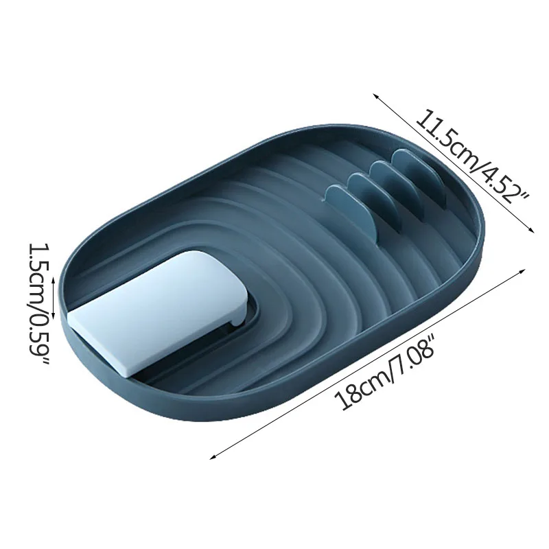 

Kitchen Pot Lid Rack Multifunctional Home Kitchen Spatula Shelves Mat Gadgets Tableware Storage Holder Mat Tool