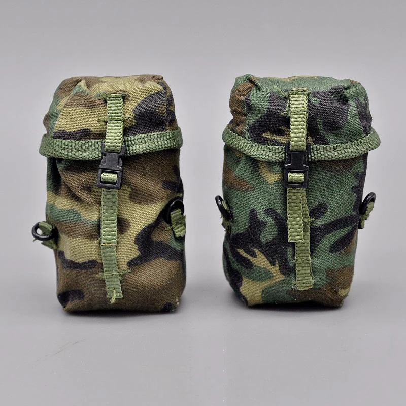 

In Stock 1/6th Soldier Model USA Army MOLLE Carrying System Jungle Four Cluster Strap Back Frame Carry Bag Magazine Bag Collect