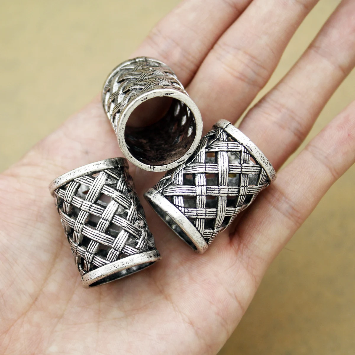 Заколка для волос с бусинами в виде бороды 3 шт.|Украшения волос| |