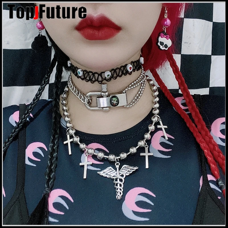 Япония и Южная Корея ins меньшинств дизайн модные крылья крест земли Прохладный