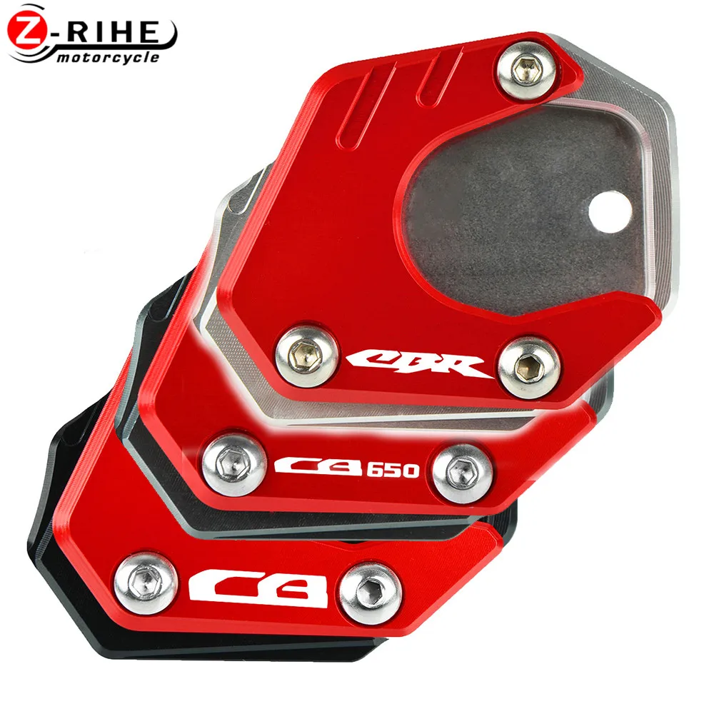 Мотоцикл Kickstand Тарелка Extension Pad Side Stand увеличитель для HONDA CBR650R CB650R CBR500R CB500F CB500X CB125R