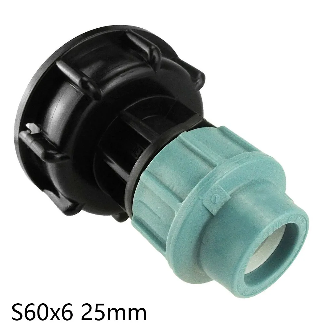 

Plastic IBC Tank Spout Outlet Tap Replacement Straight Pipe Tank Adapter Tools 2pcs/set