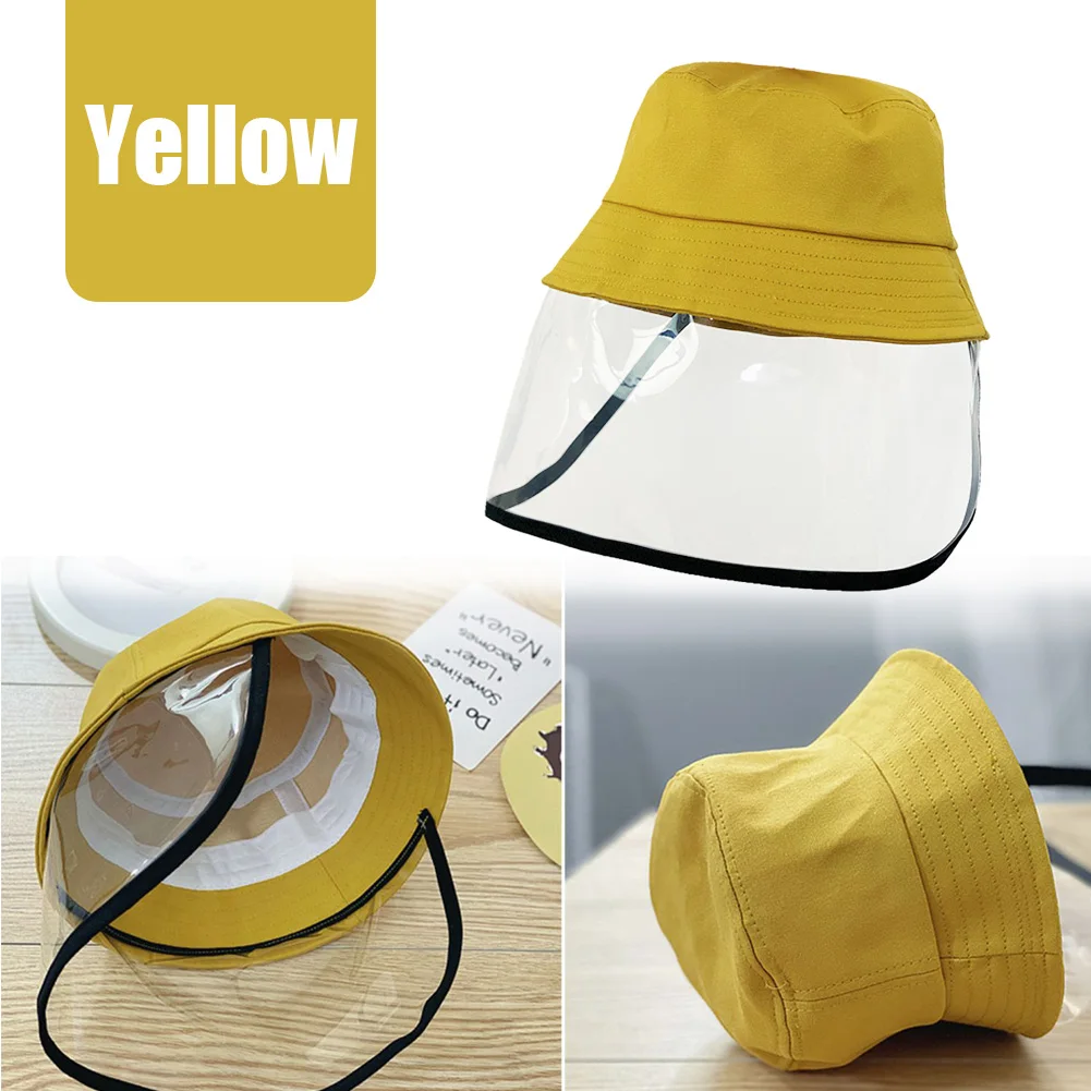 

Baby Mask Hat Prevent Saliva Splash Goggle Face Cover Visor Kids Anti Dust Fish Cap Children Protective Equipment Fisherman Hat