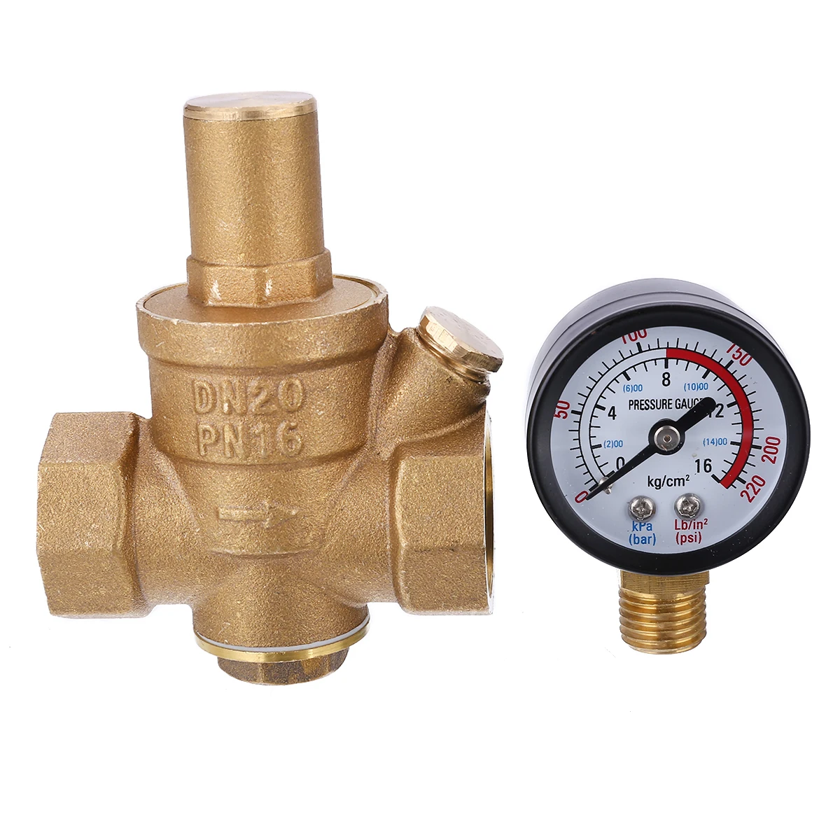 1 шт. DN20 3/4 &quotлатунный регулятор давления воды редуктор регулируемое снижение