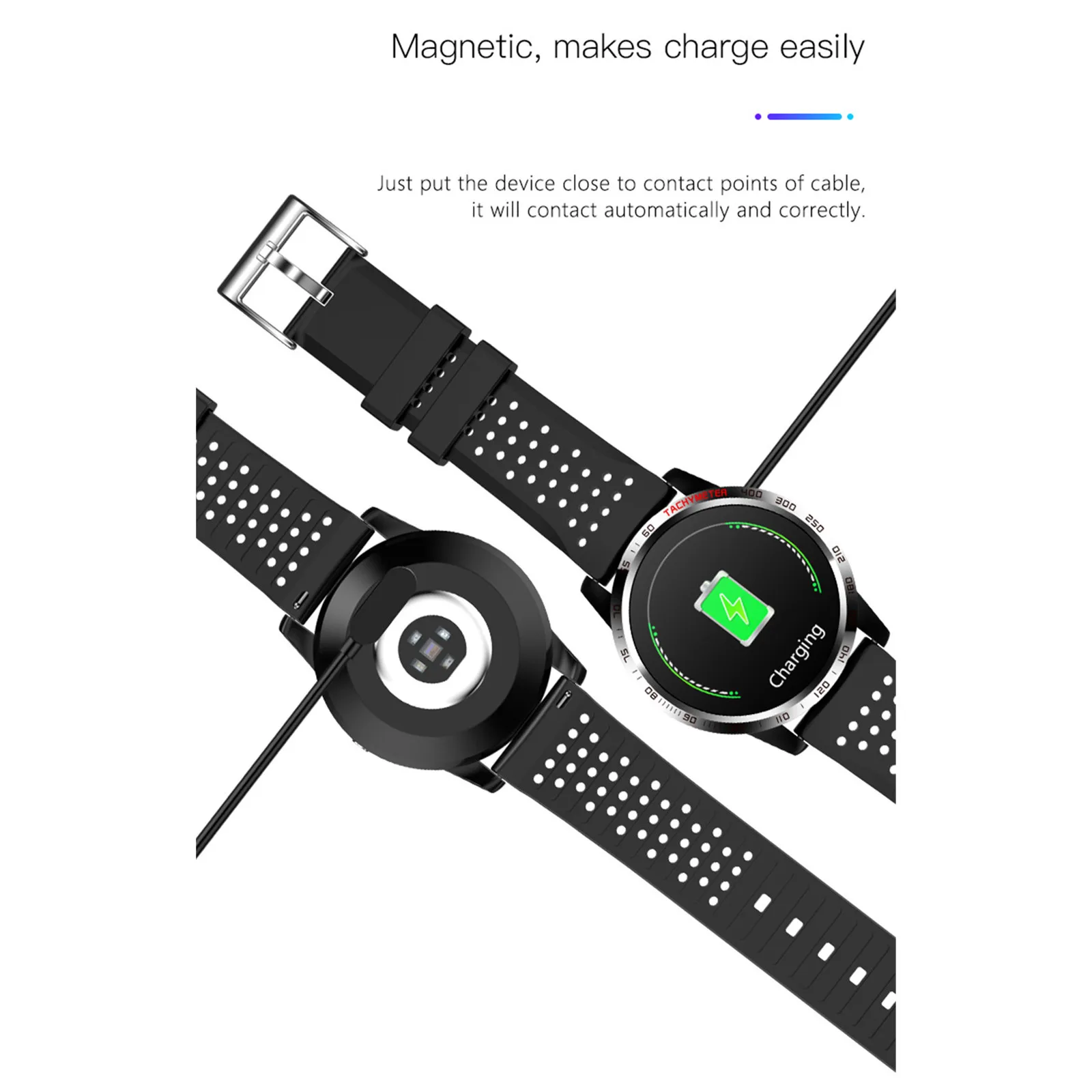 

Smart Watch Healthy Heart Rate Blood Pressure Electrocardiogram Blood Oxygen
