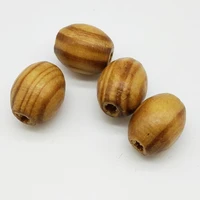 popular coffee color wood diy loose rice shape wooden beads jewelery findings 100pcs 8x6mm y1271