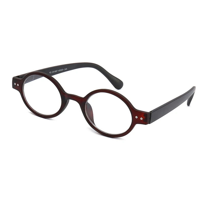 Круглые очки для чтения в стиле ретро дальнозоркости лупа с заклепками зрения + 1 0