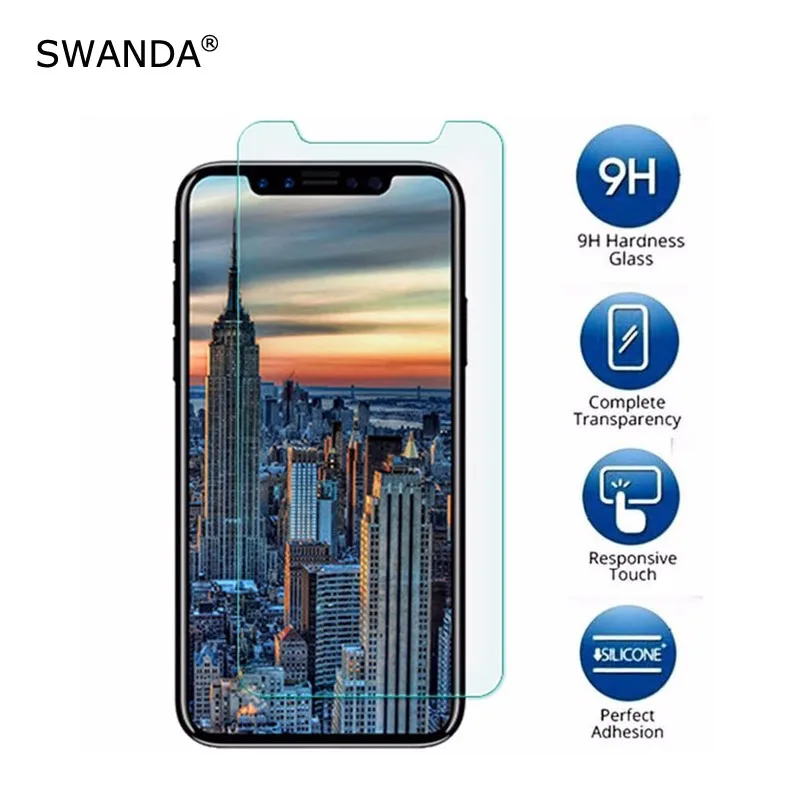 9H закаленное стекло для iPhone 1111pro Защита экрана xs max стеклянная пленка X XR 11pro