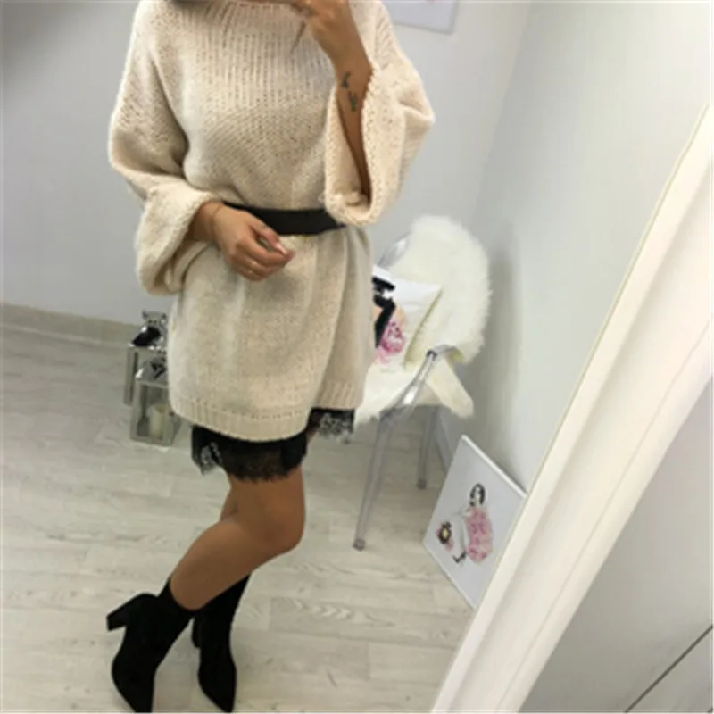 

Solid Color V-neck Long Sweater Long-sleeved Warm Women's Sweater Coat Wild Autumn and Winter New Fashion Multicolor Sweater Top