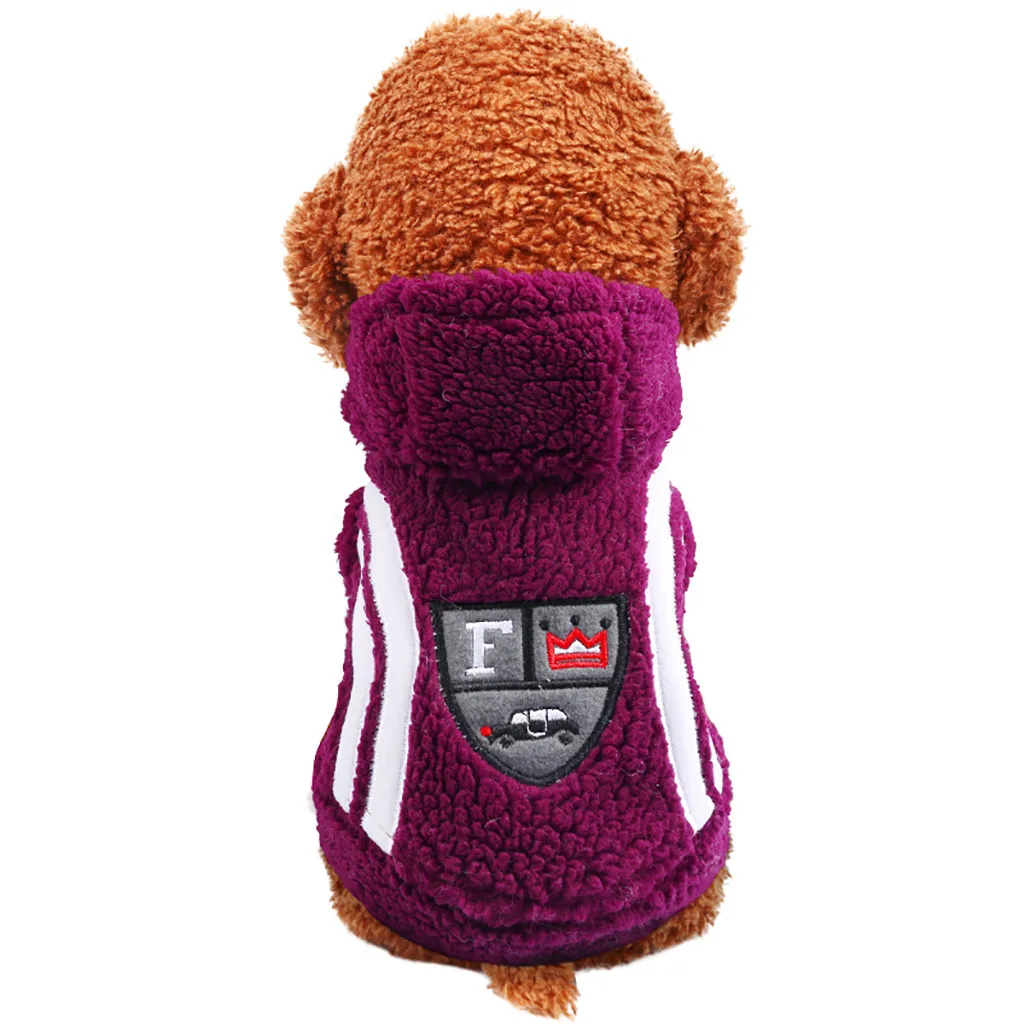 Одежда для собак зимние теплые куртки щенка Рождественская одежда толстовки