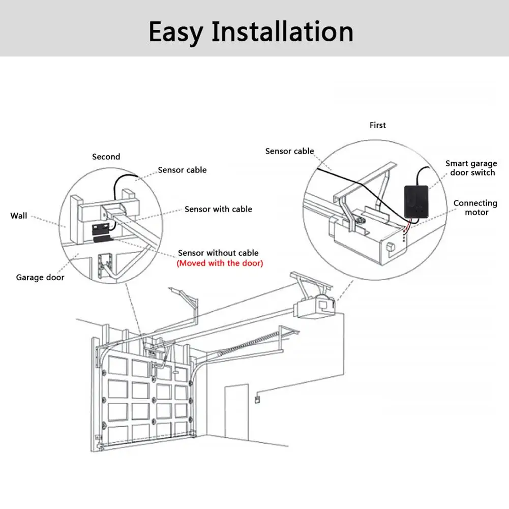 Домашний умный переключатель открывалка для гаражных дверей миниатюрный