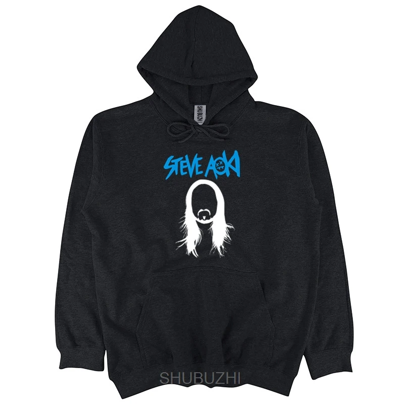 Стив AOKI электро-Дом Музыка DJ логотип черная белая толстовка размер S-3XL осень