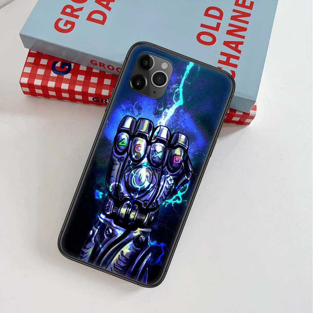 

PlayStation Buttons PS5 Game Phone Case For IPhone 4 4s 5 5S SE 5C 6 6S 7 8 Plus X XS XR 11 12 Mini Pro Max 2020 black Coque