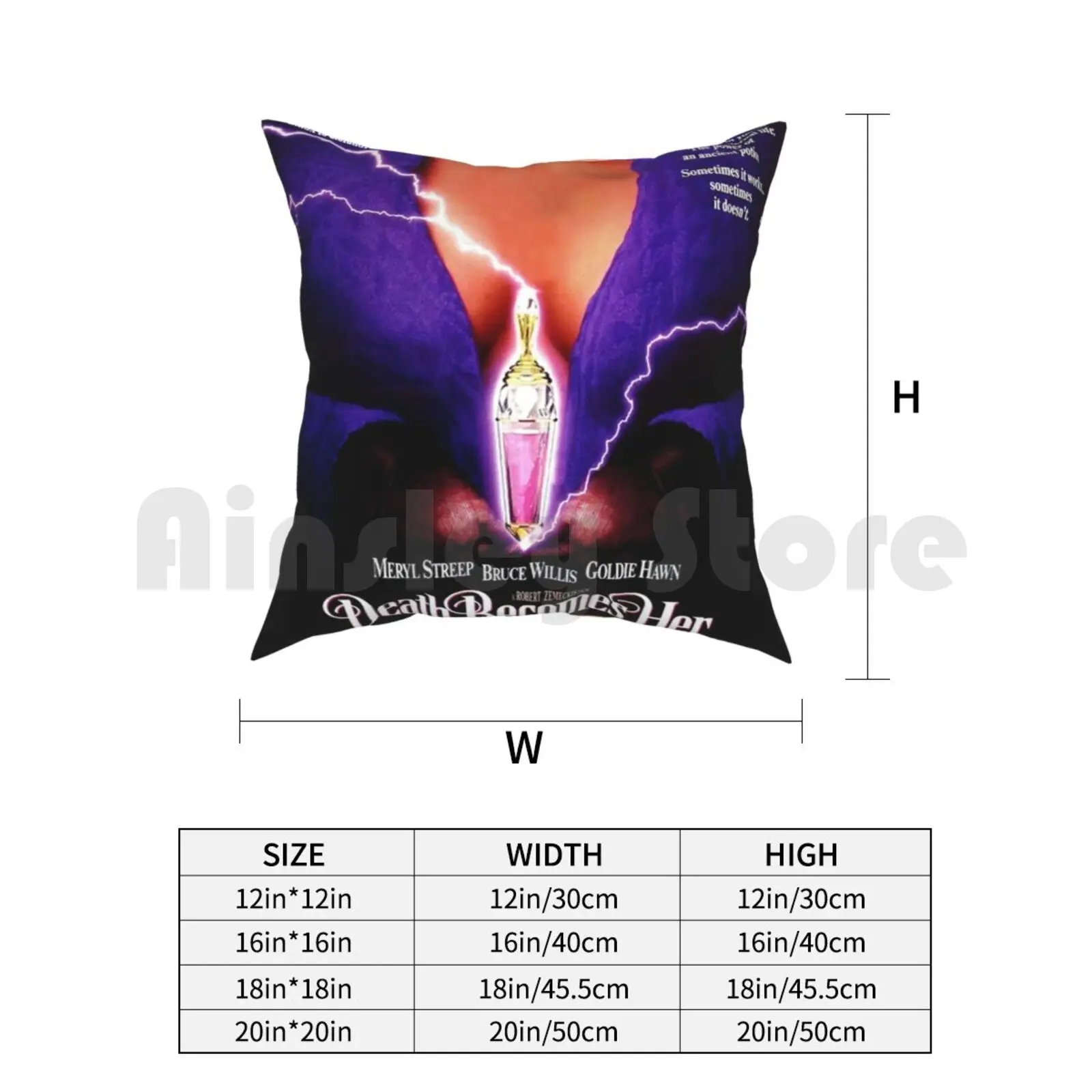 Смерть становится на подушку чехол с принтом домашняя мягкая подушка DIY защитную