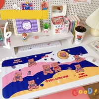 large japanese cute mouse pad waterproof desktop oil proof non slip desk mat kawaii gaming accessories students writing pad