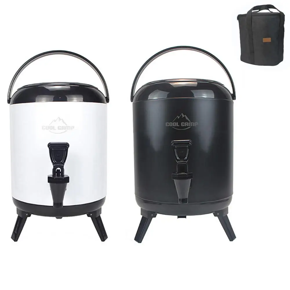 

6L Camping Insulated Bucket Widely Used Double-Layer Design Kettle For Hot Cold Drinks Coffee Tea Milk Juice Ice Tea Wide Uses