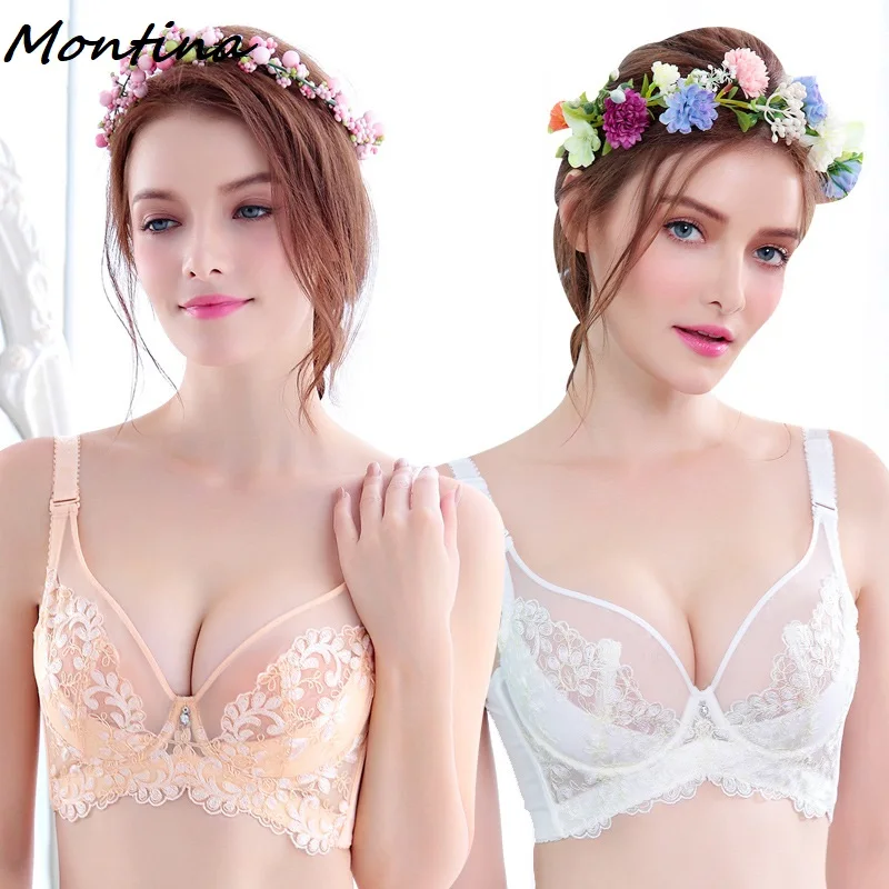 Бюстгальтеры для женщин пуш-ап кружевной бюстгальтер размера плюс женский