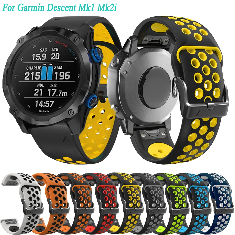 

Ремешок спортивный силиконовый для Garmin Fenix 5 5X Plus 6 6X Pro 3 3 HR