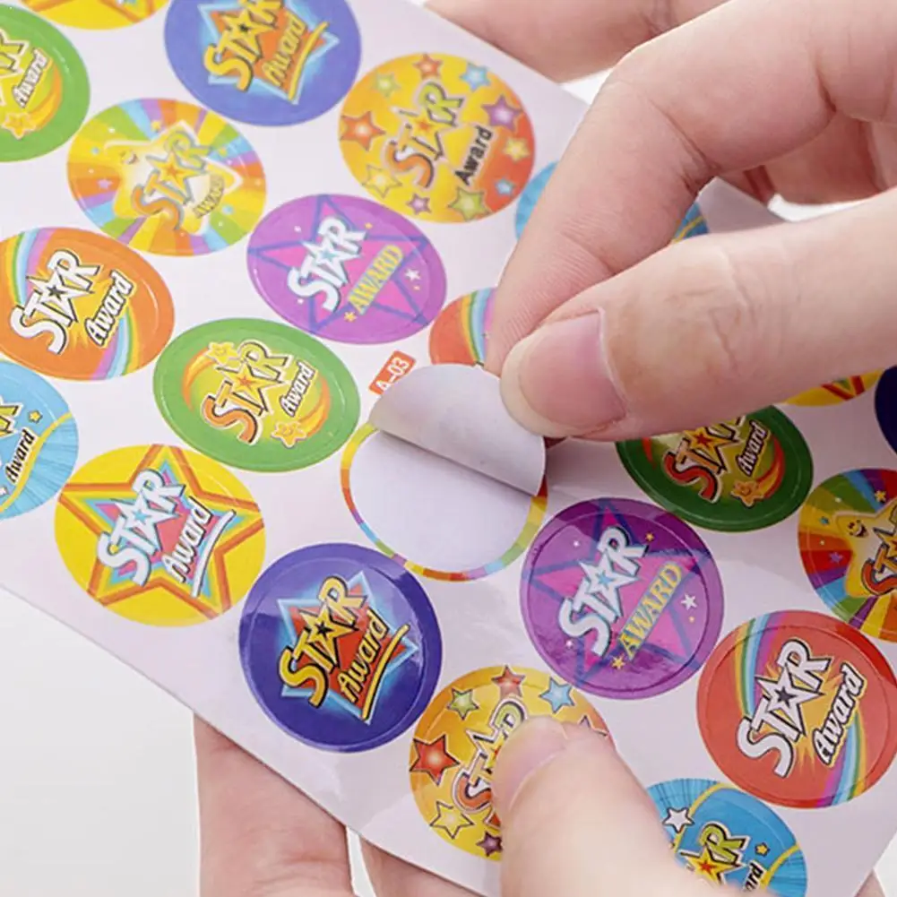 

10pcs/Set Cartoon Bubble Stickers Children Reward Sticker Label Mother For Kids Toys Teacher Praise Award Stickers B7G2