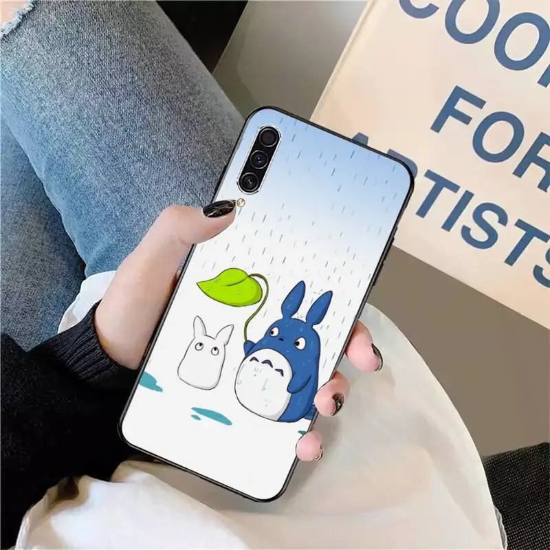 

Cute Totoro Spirited Away Phone Case For Samsung galaxy S 9 10 20 A 10 21 30 31 40 50 51 71 s note 20 j 4 2018 plus