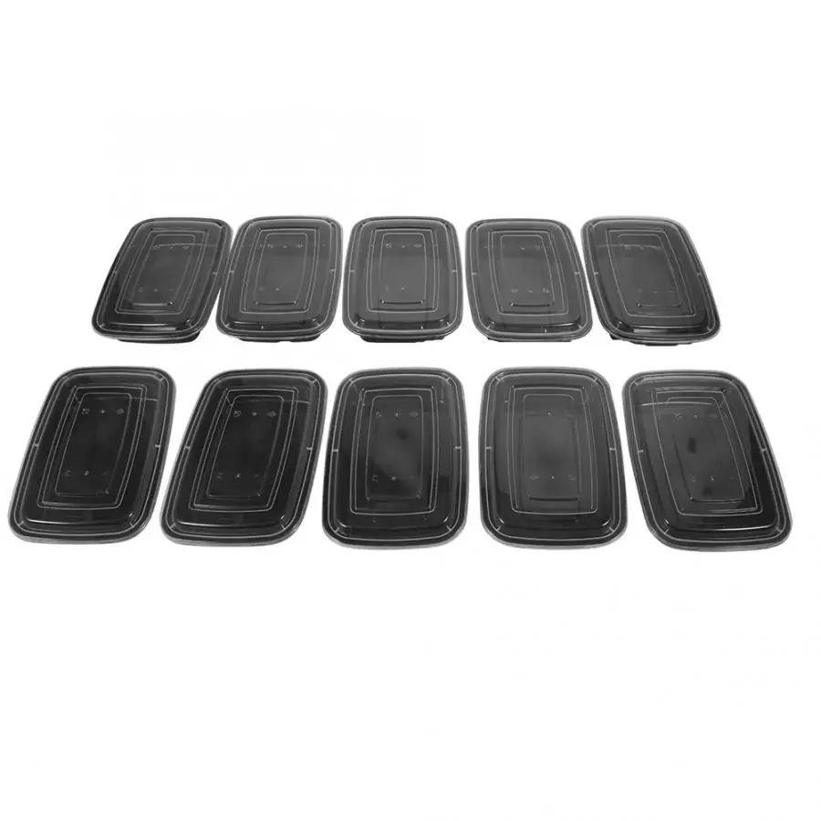Рисоварка 10 шт одноразовый контейнер для хранения еды BPA Free Microwavable штабелируемые
